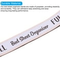 thumbnail image 4 of Bed Sheet Organizer Bands, 4 Pieces, White & Pink (FULL), 4 of 4