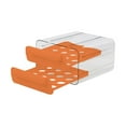 thumbnail image 3 of Bandeja para huevos de 2 capas con asas, contenedor para guardar huevos frescos Naranja, 3 of 9