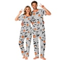 thumbnail image 7 of Grblisyd Halloween Family Matching Pajamas Sets Ghost Pumpkin Print Short Sleeve Top & Pants Two Piece Set Sleepwear Pjs, 7 of 7