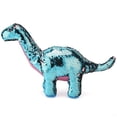 thumbnail image 1 of Juguete de Peluche de dinosaurio con lentejuelas NikouMX tamaño S L, 1 of 8