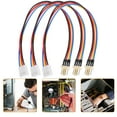 thumbnail image 1 of HAMPPLIES 3Pcs PC Cable Extensions Multi Plastic for Computer Building Back to School, 1 of 5
