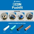 thumbnail image 3 of Fernco ICON Pushfit 6 In. Internal Pipe Connector IC66P, 3 of 6