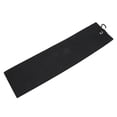 thumbnail image 3 of Golfing Towel Waffle Design Sporting Wipe Sweat Absorption Cleaning Pure Cotton Strap HookBlack, 3 of 16