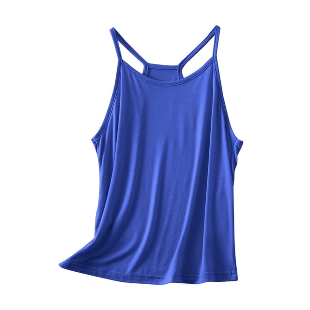 Birdeem Camisole pour Femmes Manteau Décontracté et Tendance pour Femmes Couleur Unie Col Rond Sans Manches