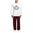 thumbnail image 5 of CafePress - Glittery Pumpkin - Men's Long Sleeve Light Pajama Set, 5 of 7