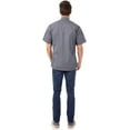 thumbnail image 2 of Chef Works Men's Springfield Chef Coat, Ink Blue Chef Jacket with Cool Vent Side Panels, Small, 2 of 5