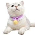 thumbnail image 2 of AMERTEER Dog Puppy Cat Cute Cotton Rope Collar Adjustable Necklace Neck Strap Pet Supply, 2 of 8