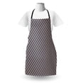 thumbnail image 3 of Abstract Apron, Connected Geometric Shapes Basic Ornamental Items Retro Feels, Unisex Kitchen Bib with Adjustable Neck for Cooking Gardening, Adult Size, Eggshell Blush, by Ambesonne, 3 of 4