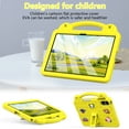 thumbnail image 3 of Kids Cover Case for Onn 12.1 Inch Pro Tablet 2024 (100146663), EVA Dropproof Handle Kids Friendly Rugged Lightweight Child Case for Onn 12.1 Inch Pro Tablet 2024, Yellow, 3 of 8