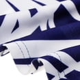 thumbnail image 4 of Milaget Robe Formelle Décontractée Sans Manches pour Femme, Col Licou, Plage, à Fleurs, Bleu Blanc, TG, 4 of 9