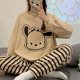 thumbnail image 1 of Sanrio-Pijama de Hello Kitty para mujer, traje de manga larga para primavera y otoño, estilo Ins, ocio, se puede usar fuera del hogar, 1 of 4