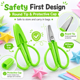 thumbnail image 3 of Artrylin 4 Pack Mini Craft & Travel Scissors - All-Purpose Tiny Sharp Detail Scissors with Protective Covers for Embroidery, Sewing, DIY, On-the-Go Projects (4 Colors, 2.56 x 1.65 in), 3 of 7