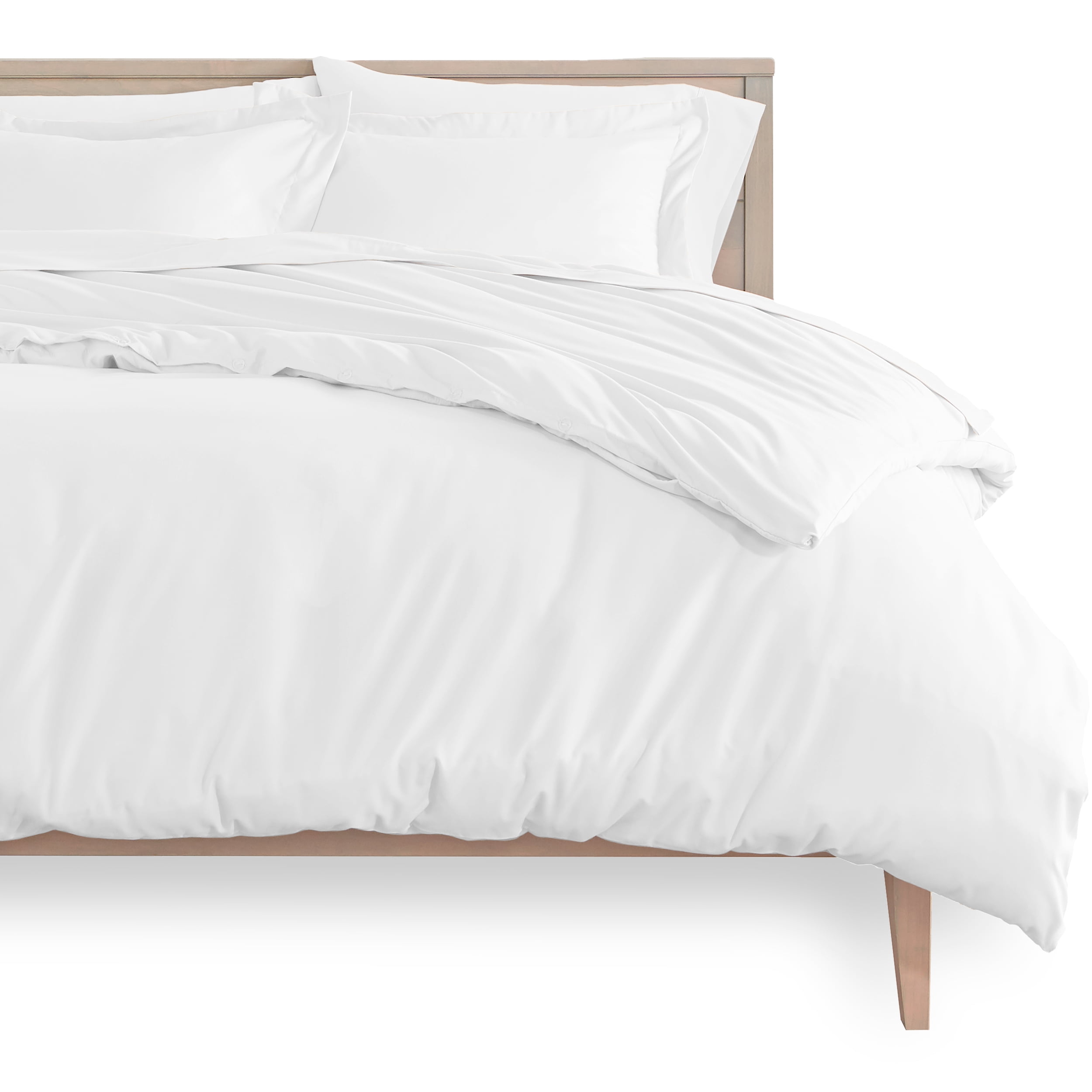 Bare Home Luxury 3 Piece Duvet Cover and Sham Set Premium 1800 Ultra