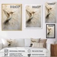 thumbnail image 4 of Designart "Hummingbird Amidst Floral Harmony III" Animals Hummingbird Floater Framed Wall Decor, 4 of 5