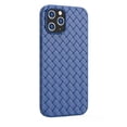thumbnail image 1 of Compatible avec iP14Pro 6.1, Étui de Téléphone Design Texture Tissée et Cuir, Matériau TPU, Ultra Fin, 1 of 5