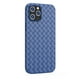 thumbnail image 1 of Compatible con iP14 Pro Max 6.7, funda para teléfono con diseño de textura de cuero y tejido, material de TPU, ultradelgada., 1 of 5