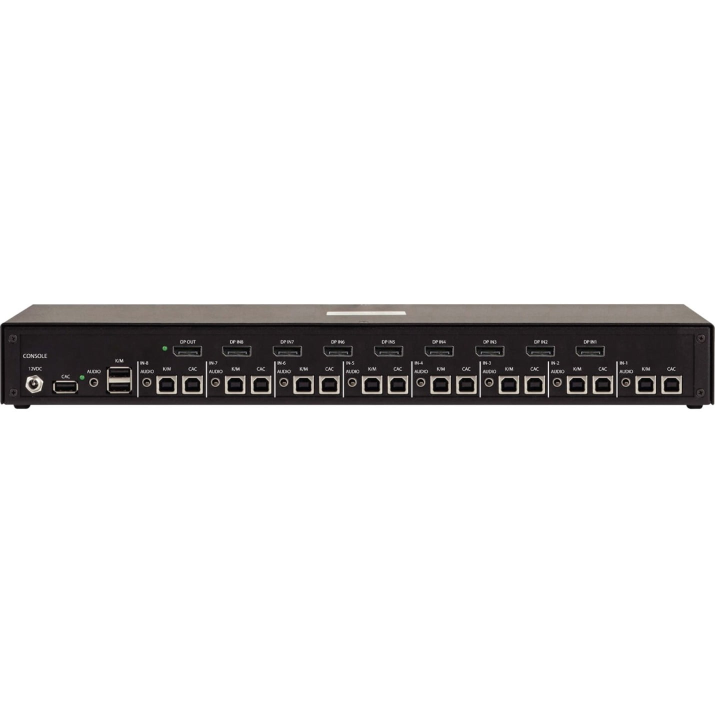Tripp Lite by Eaton Secure KVM Switch, 8-Port, Single Head, DisplayPort to DisplayPort, 4K, NIAP PP4.0, Audio, CAC, TAA - 8 Computer(s) - 1 Local User(s) - 3840 x 2160 - 50 Hz, 60 Hz - 19 x USB - Y...