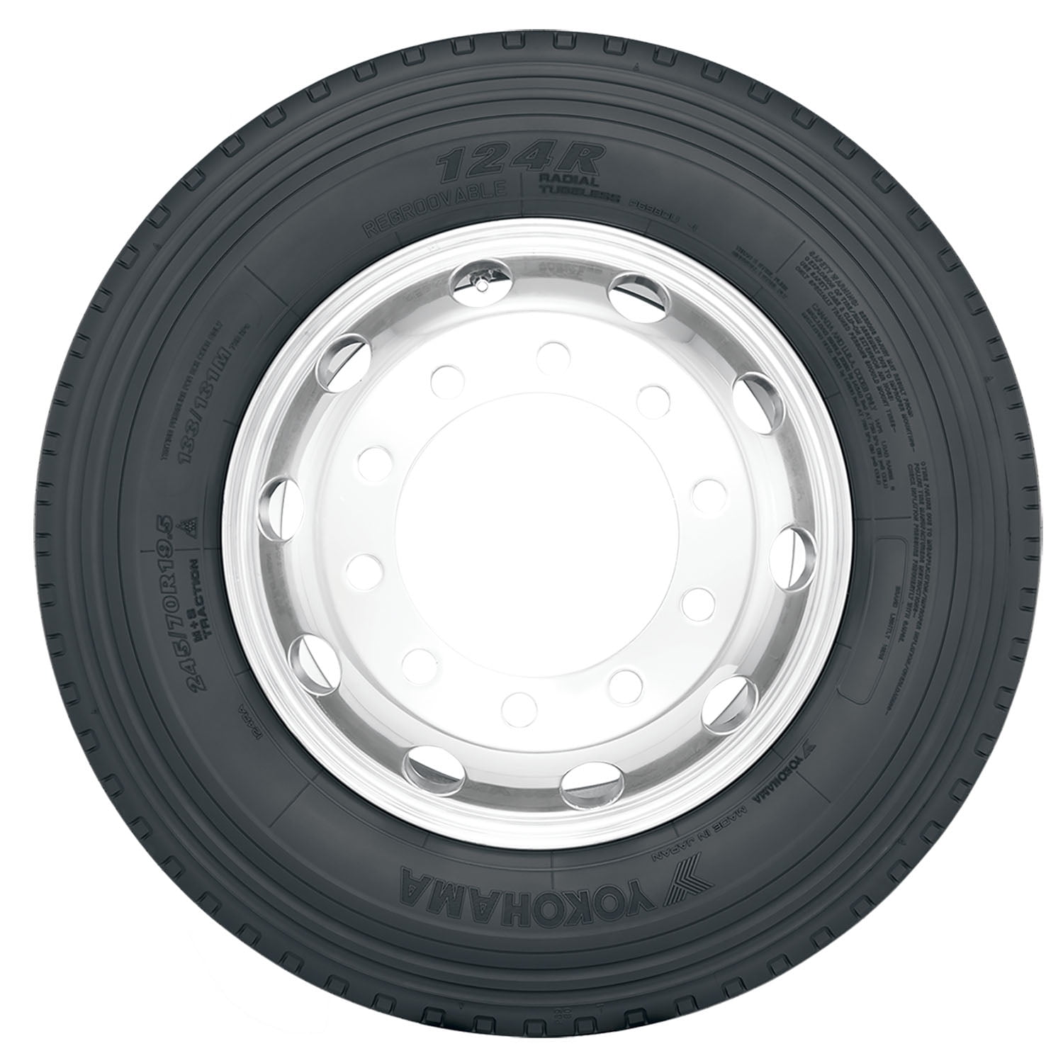 Yokohama 124R 285/70R19.5 146M H Commercial Tire Yokohama 124R 285/70R19.5 146M H Commercial Tire Sansujyuku sansujyuku.com