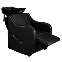 OmySalon Shampoo Bowl for Salon, Backwash Unit Station Barber Chair Hair Washing Sink for Stylist, Beauty SPA Equipment