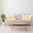 thumbnail image 3 of Ambesonne Yellow Throw Pillow Cover 4 Pack, Watercolor Sun, 18", Yellow, 3 of 5