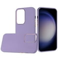 thumbnail image 3 of For Samsung Galaxy s24 Plus Classy Slick Chromed Around Hybrid Case Cover - Dark Purple, 3 of 3