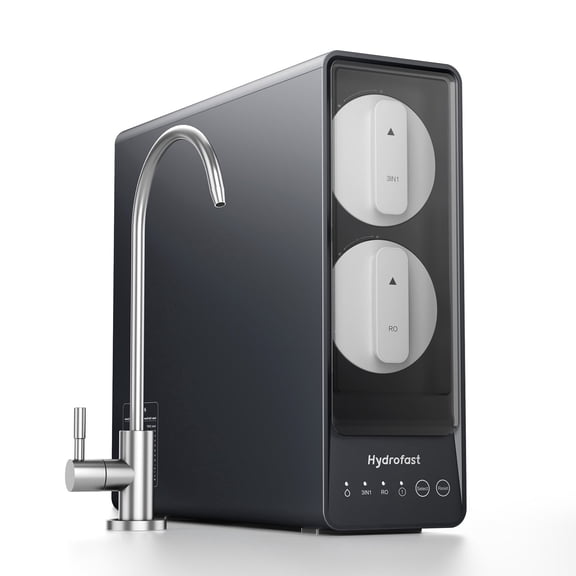 800G Undersink RO Water Purifier with 9-Stage Filtration, TDS Meter, and 5 Sec/8oz Fill Speed Hydrofast UB200T