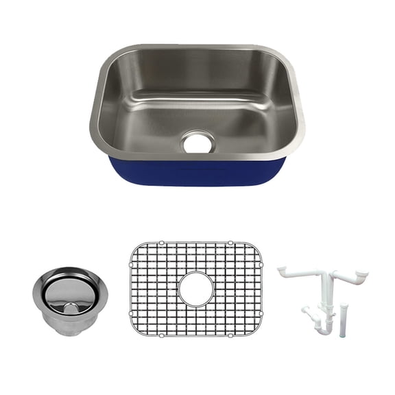 Transolid K-Musb23189 Meridian 23" Undermount Single Basin Stainless Steel Kitchen Sink -