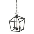 thumbnail image 4 of Matte Black Three Light Pendant from the Townsend Collection, 4 of 5