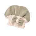 thumbnail image 2 of Microfiber Hair Towel Caps, Extrame Soft & Ultra Absorbent, Fast Drying Hair Drying Caps Towel Turban Wrap for Wet Hair Women Cyan, 2 of 6