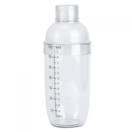 

Efficiency Juices Shaker With Scale Shaker Milk Teapot Easy To Wash Plastic Shaker For Bar Restaurant Cafe 700ml