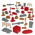thumbnail image 3 of BMC Classic PPC City Street Accessories - 30pc Plastic Army Men Playset, 3 of 6