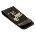 thumbnail image 1 of Stainless Steel Letter P Initial 3D Monogram Engraved Engraved Money Clip Credit Card Holder, 1 of 1