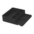 thumbnail image 2 of deevoka Espresso Tamper Station Coffee Organizer Sturdy Lightweight Espresso Knock Box Espresso Tamp Mat Stand for Kitchen Coffee Bar black, 2 of 9