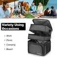 thumbnail image 6 of INSMEER Insulated 21 Qt Lunch Bag for Men, Leakproof with 3 Compartments, for Work, Beach, Picnic, 6 of 7