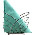 thumbnail image 6 of Dependable Industries Napkin Holder Dining Room Kitchen Table Cocktail Napkin Holder Beverage Size Café Napkins Crisscross Self Standing Metal Silver Chrome Finish for Home Restaurant Catering, 6 of 9