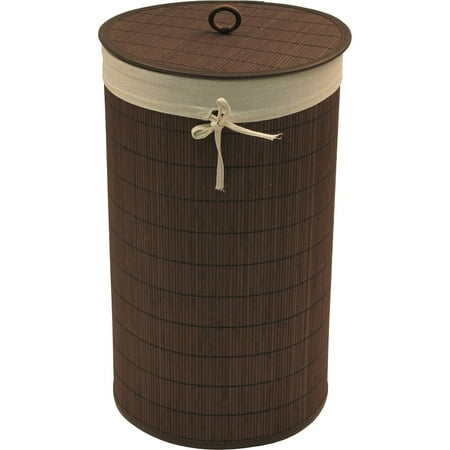 Baby Things Bamboo Hamper with Liner, Espresso