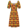 thumbnail image 5 of Sri Lanka flag Sleeveless Dress ladies dresses for women 2024 dresses women summer 2024 dresses for women 2024, 5 of 7