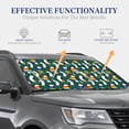 thumbnail image 7 of Picia Lgbt Penguin 2 Piece Car Windshield Sun Shade Foldable | Foldable Sun Shield for Front Window Blocks UV Rays and Keeps Your Vehicle Cool-Large, 7 of 7