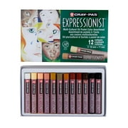 Sakura Cray-Pas Expressionist Oil Pastels, Assorted Skin Tone Colors, Set of 12