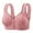 Hot Pink, variant on HVOBTTY Women's Wireless Push Up Bra, Plus Size Bra for Women, Women's Plus Size Wireless Front Closure Gathered LightweightCup Bandeau Style Everyday Bras Dark Blue, Dark Blue