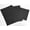 Black, variant on Waterproof Canvas Countertop Appliance Slider Mats by Penny's Needful Things (Dark Brown) Small