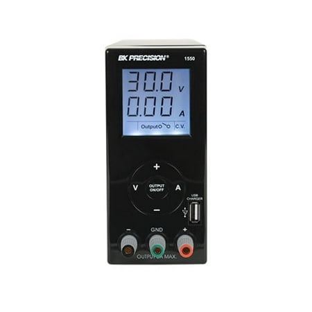 B&k Precision DC Power Supply,Digital,6 in H 1550