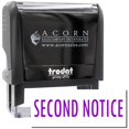 thumbnail image 1 of Large Self-Inking Second Notice Stamp, Trodat Printy 4913, Press and Print Stamping, Impression Size 7/8" x 2-1/4", Up to 10,000 Impressions - Purple Ink, 1 of 10