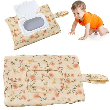 Kitchen Organizer Protection & Maintenance Modern Home Office Baby Wipe Holder Portable Wipe Dispenser Strollers Storage Bag Container Double Layer Travel Carry Case