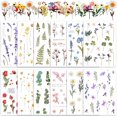 thumbnail image 1 of 240 Pieces Cute Transparent Flower Stickers Set PET Decorative Waterproof Stickers Assorted Flower DIY Stickers for Scrapbooking, Journal, Album, Phone Case, Laptop, Card Making (Flower, Leaves), 1 of 7
