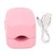 thumbnail image 3 of Nail Art Lamp UV Gel Nail Lamp 4 Lamp Chips Pink Finger Clipped Fast Curing  for Home ANGGREK Otros, 3 of 8