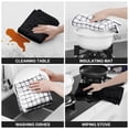 thumbnail image 5 of Simmore 100% Cotton Terry Kitchen Towels, Super Soft Absorbent Dish Towels and Dish Cloths for Kitchen Washing and Drying, 8-Piece Set, 16x28 Inches, Black, 5 of 9