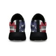 thumbnail image 4 of Texas Bluebonnet Zip American flag Shoes Sneakers Black Size 7, 4 of 7