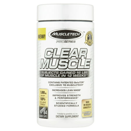 MuscleTech Clear Muscle Amino Acid Capsules, 84