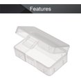 thumbnail image 3 of HUGFEGWE 2 x 18650 Battery Storage Case Holder Organizer Box Transparent 2Pcs CA919-114776, 3 of 6